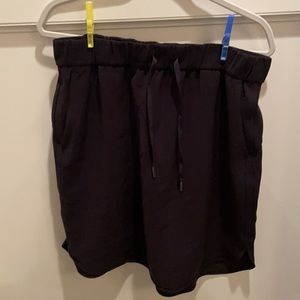 Black Lululemon Paper Bag Waist Skirt